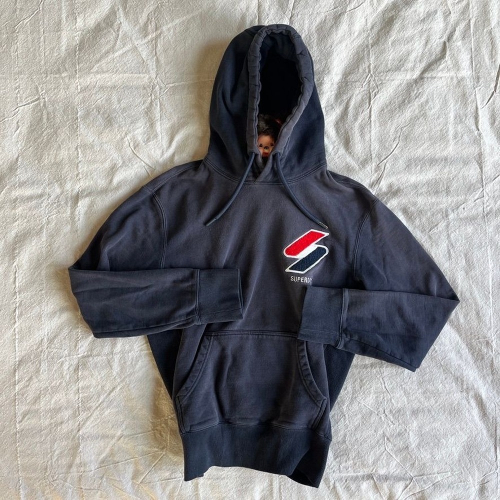 Superdry Mens blue hoody
